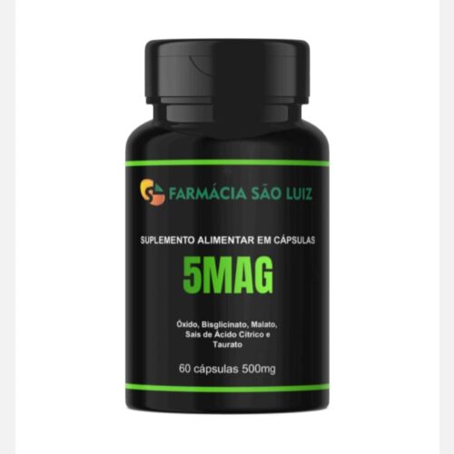 5 MAG 60 CAPSULAS FARMÁCIA SÃO LUIZ