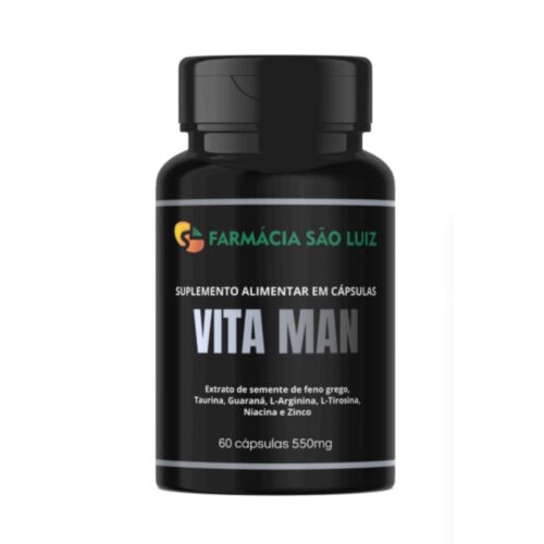 VITA MAN 60 CÁPSULA FARMÁCIA SÃO LUIZ